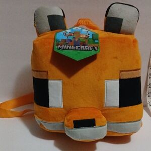 Minecraft Fox Plush Backpack